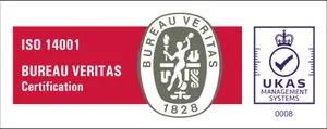 ISO 14001 certified, environmental management