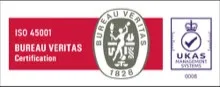 ISO 45001 certified